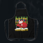 Santa Happy Chrismukkah Funny Hanukkah Christmas Apron<br><div class="desc">Santa Happy Chrismukkah Funny Hanukkah Christmas</div>