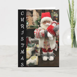SANTA HAPPY TO SAY **MERRY CHRISTMAS" HOLIDAY CARD