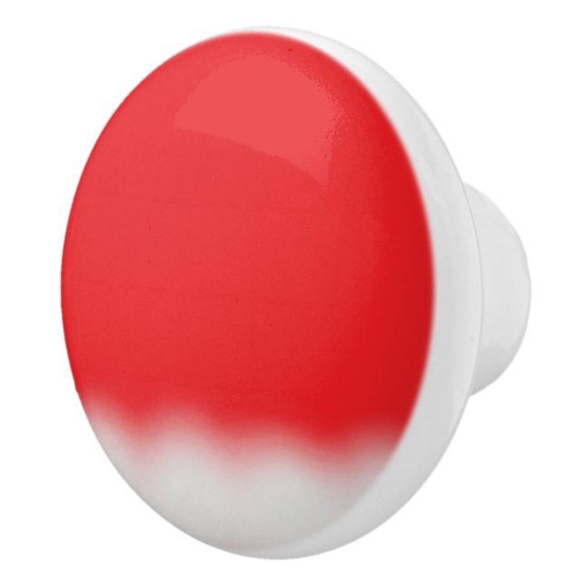 Santa Hat Ceramic Knob (Right)