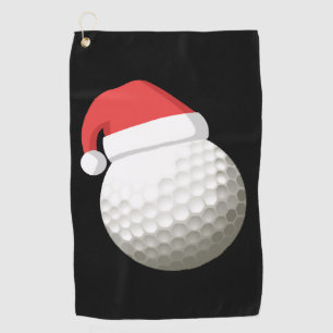 Santa Hat Christmas Golf Towel