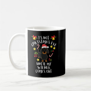 Santa Hat Dachshund Wiener Doxie Christmas T-Shirt Coffee Mug
