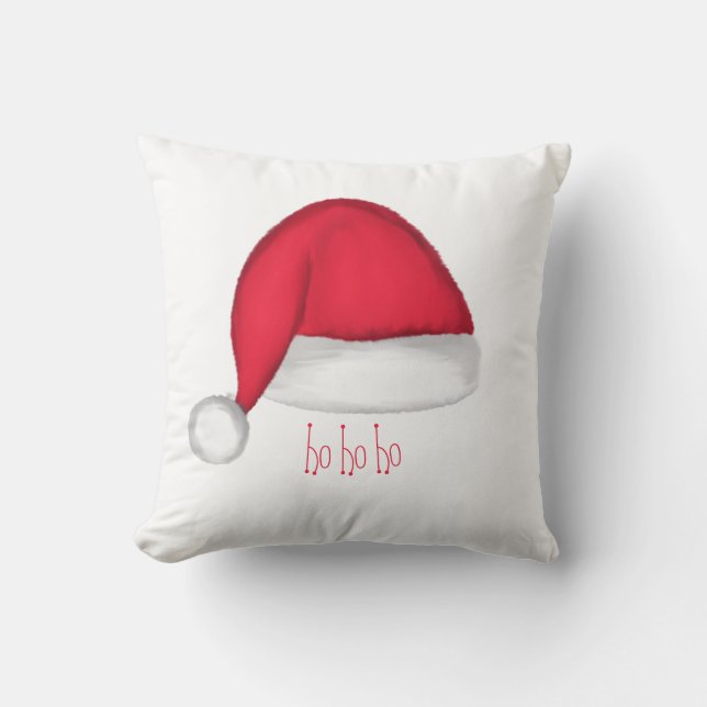 Santa Hat Decorative Pillow (Front)