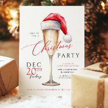 Santa Hat Festive Christmas Party