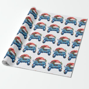 Santa Hat Game Controller Wrapping Paper
