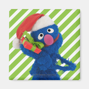 Santa Hat Grover Magnet