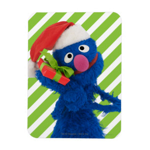 Santa Hat Grover Magnet