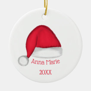 Santa Hat Holiday Ornament