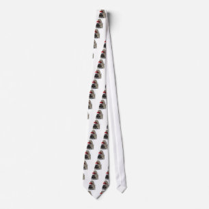 Santa Hat Horsey Tie