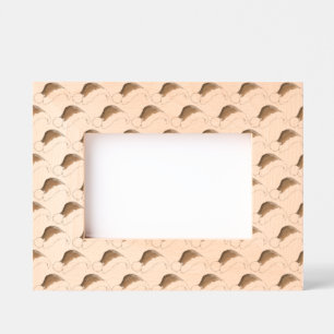 Santa Hat Pattern Etched Frames