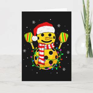 Santa Hat Snowman Gifts For Xmas Funny Picklebyll Card