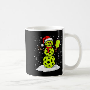 Santa Hat Snowman Xmas Funny Ckleball Lover Christ Coffee Mug
