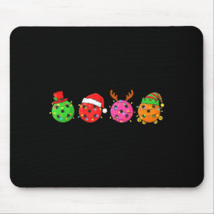 Santa Hat Snowman Xmas Funny Ckleball Lover Christ Mouse Pad