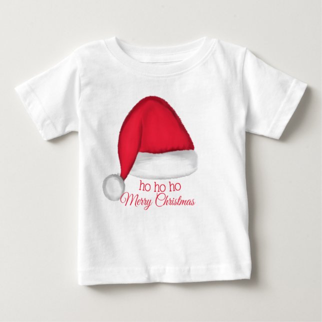 Santa Hat Toddler T. Baby T-Shirt (Front)