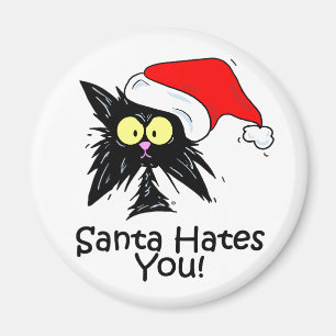 Santa Hates You Magnet