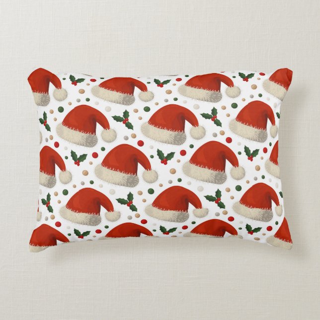 Santa Hats Decorative Cushion (Front)