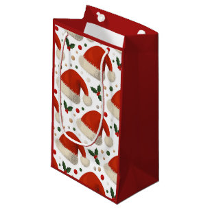 Santa Hats Small Gift Bag
