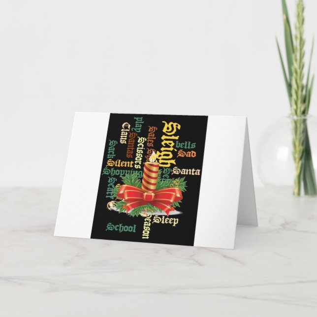 Santa Have a Nice Day and a Better Night.jpg Holiday Card (Front)