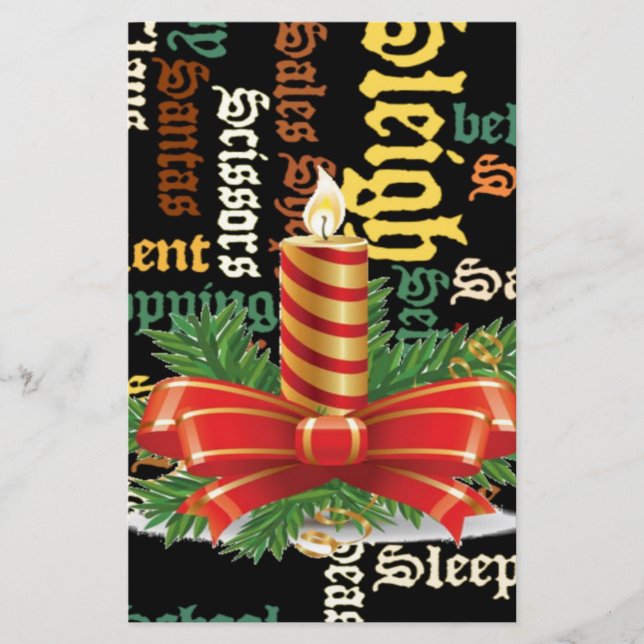 Santa Have a Nice Day and a Better Night.jpg Stationery (Front)