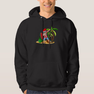 Santa Hawaiian Summer Santa Christmas In July Dabb Hoodie