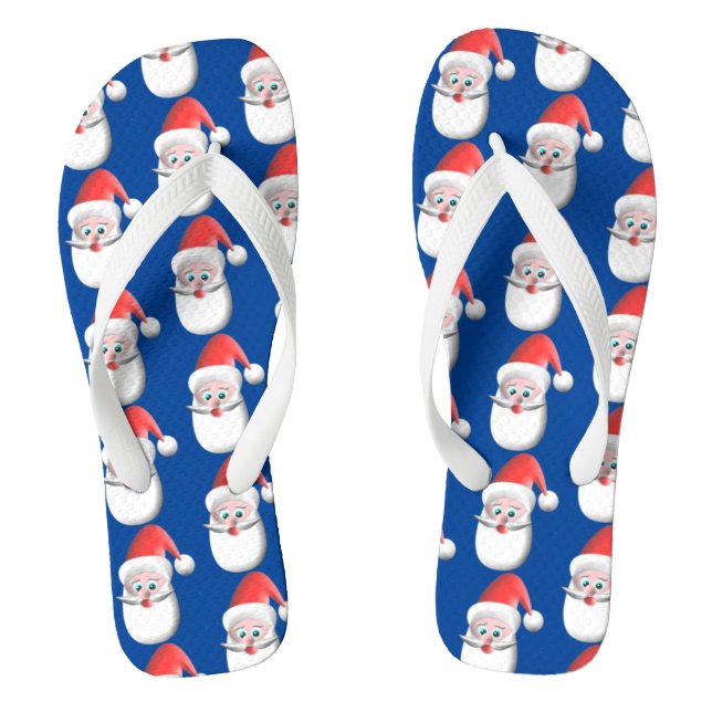 Santa Head  Thongs (Footbed)