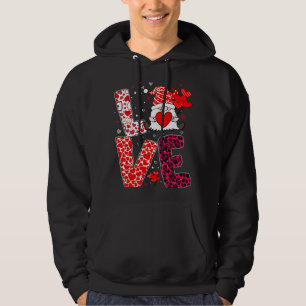 Santa Hearts Valentines Day 2023 Heart Hoodie