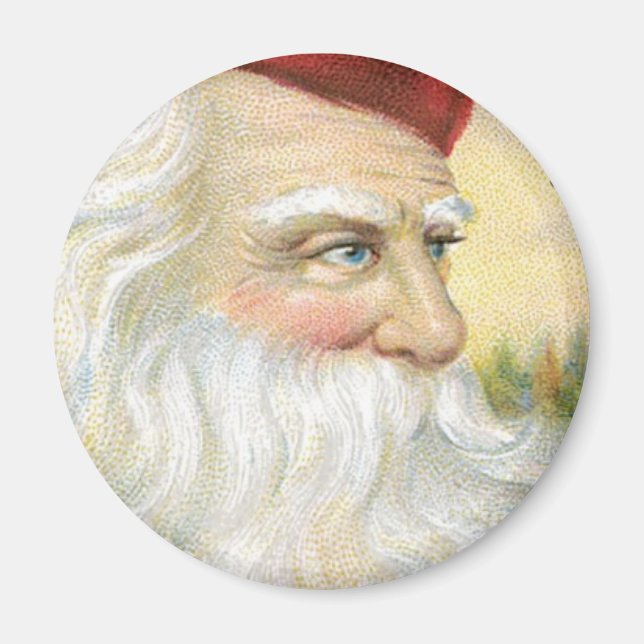 Santa, "He's Looking for You!" Magnet (Front)