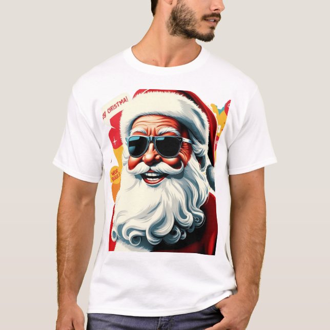 SANTA HIPSTER T-Shirt (Front)