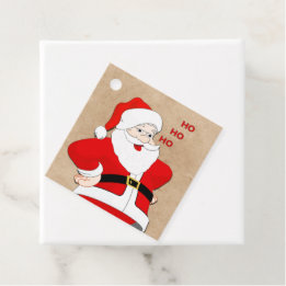 Santa Ho Ho Ho Favour Tags