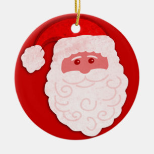 Santa "Ho Ho Ho Merry Christmas" ornament