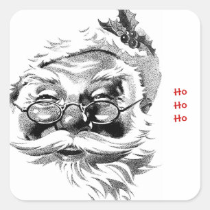 Santa Ho Ho Ho  Square Sticker