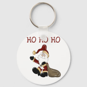 Santa HO HO HO Tshirts and Gifts Key Ring