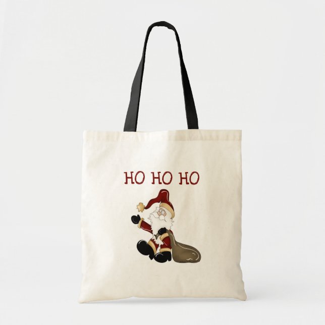 Santa HO HO HO Tshirts and Gifts Tote Bag (Front)