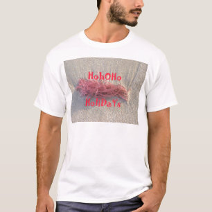 Santa HoHoHo Merry Christmas From Beach colours T-Shirt