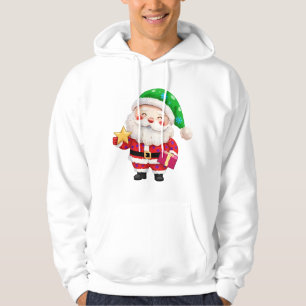 Santa Holding Star & Gift Hoodie