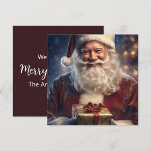 Santa  holiday card