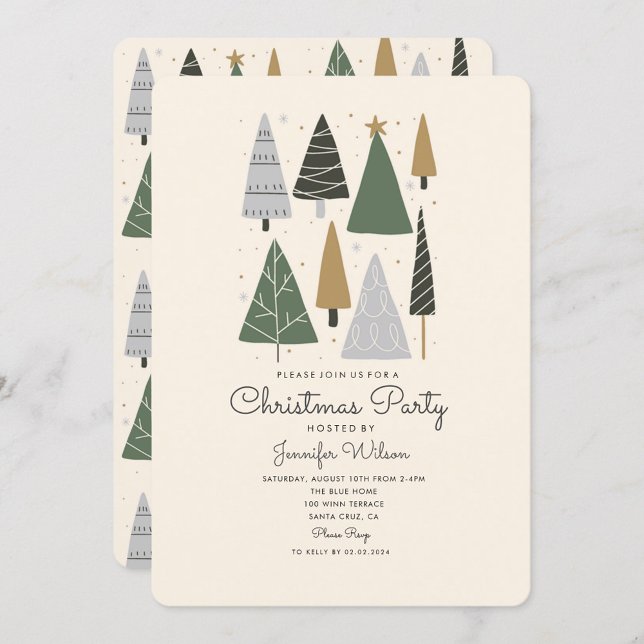 Santa Holiday Cute Christmas Party Invitation (Creator Uploaded)