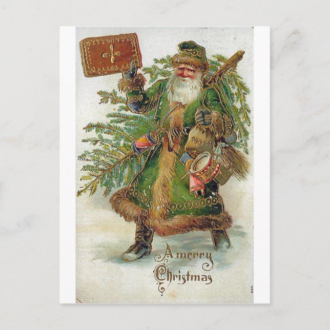 Santa Holiday Postcard (Front)