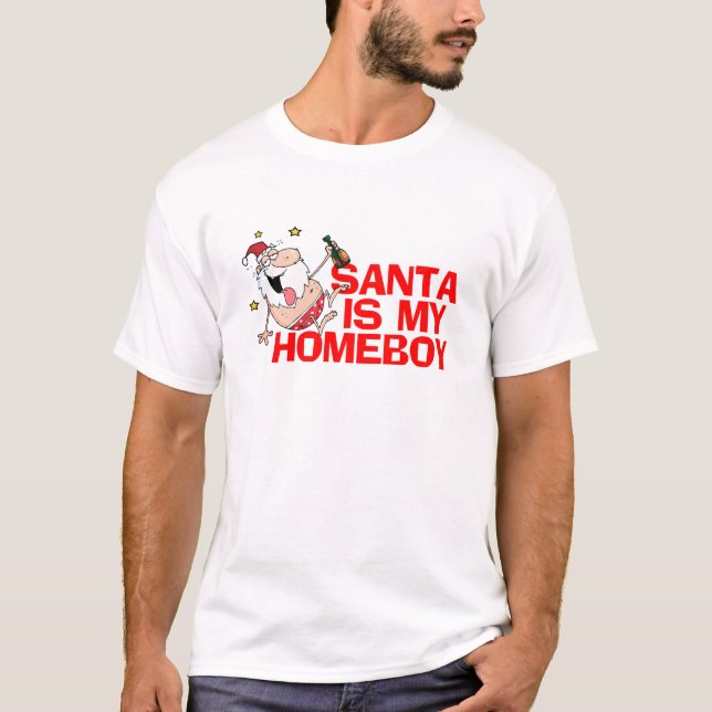 Santa Home Boy Shirts (Front)