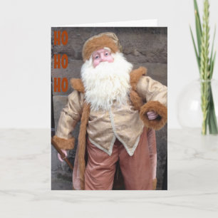 SANTA HOPES YOU HAVE JINGLE ON/HO HO HO HOLIDAY CARD