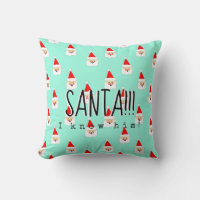 santa i know him elf movie quote mid century