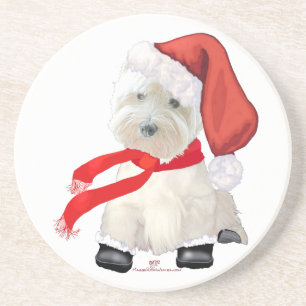 Santa in Boots Coaster