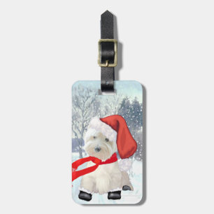 Santa in Boots Luggage Tag