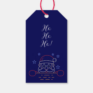 Santa in Chimney Gift Tags