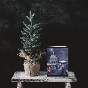 Santa in London Painting by Alfred Fox Card