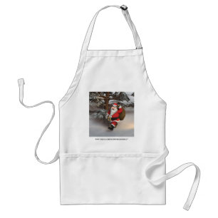 Santa in the Forest Standard Apron