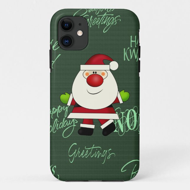 Santa iPhone 5 barely there Case-Mate iPhone Case (Back)