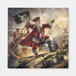 santa is a pirate magnet