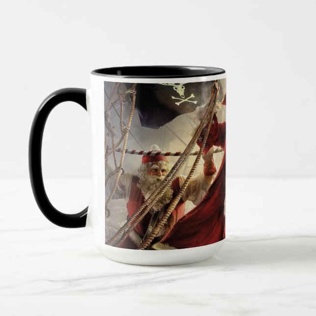 Santa Is A Pirate Mug (Left)