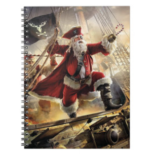santa is a pirate notebook