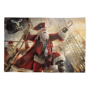 Santa Is A Pirate Pillowcase